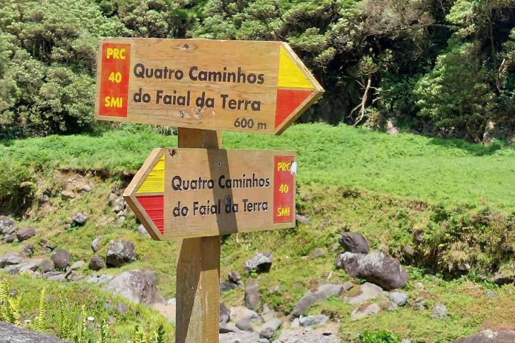 Casa Do Sanguinho Villa Faial da Terra ภายนอก รูปภาพ